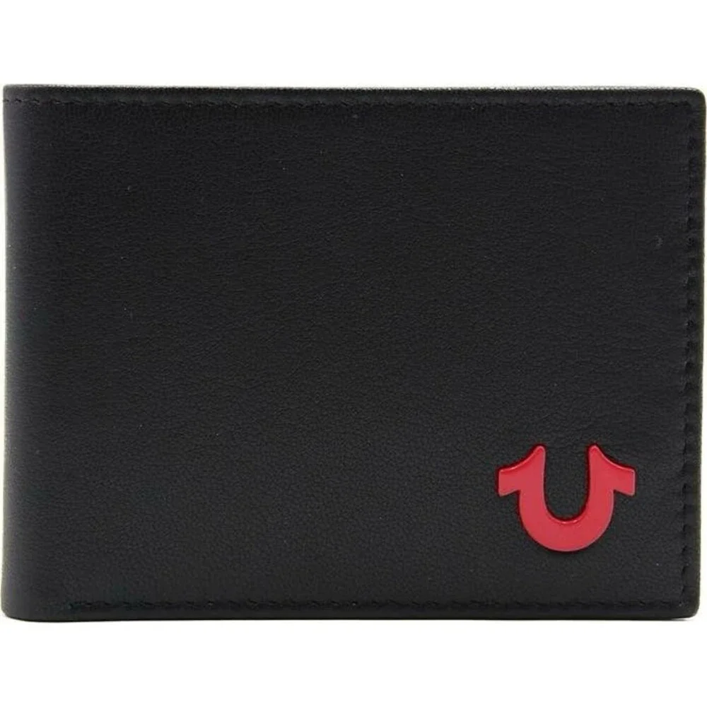 True Religion RFID Marcus Slim Bifold Wallet & Key Clasp Gift Set Limited NWT